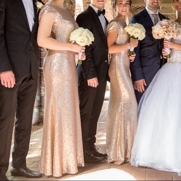 Gold sequins long dress✨ - Picture 10 of 10